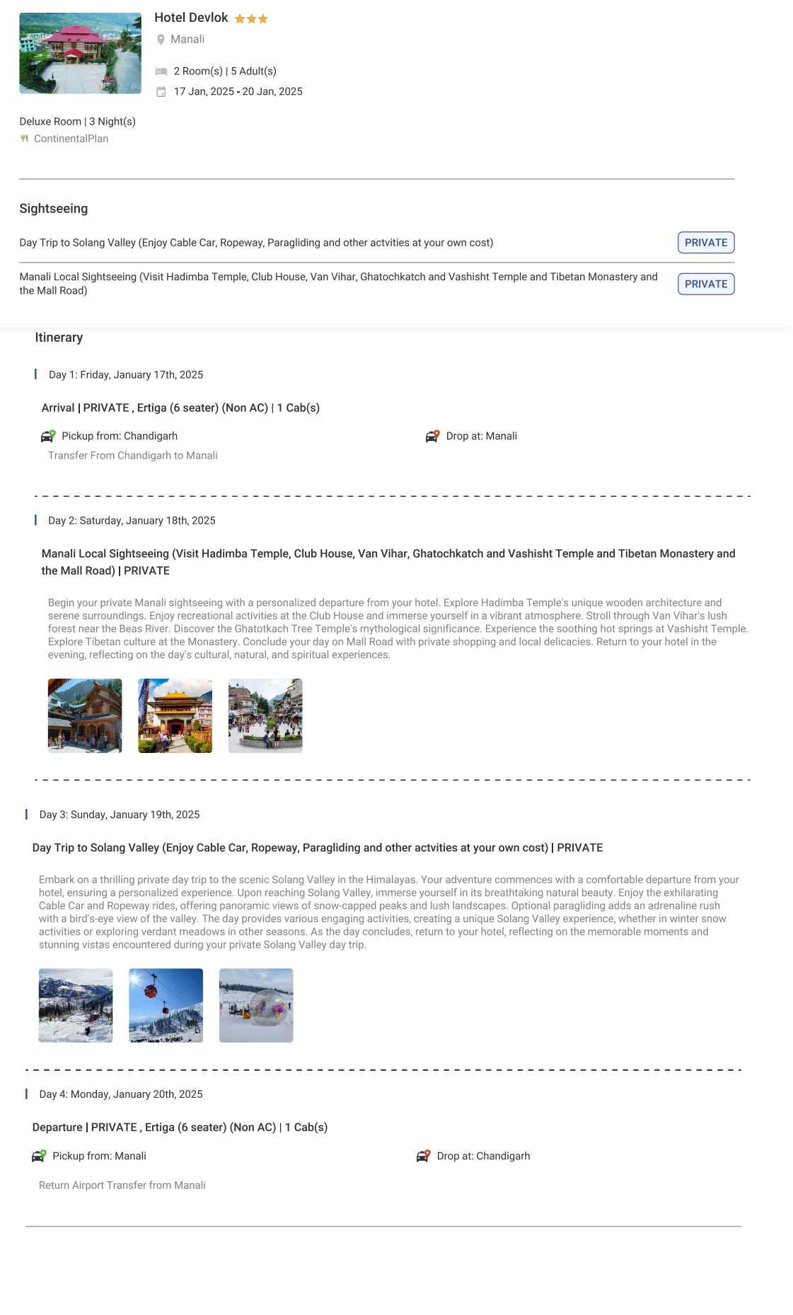 Manali – 3 Nights / 4 Days Manali Holiday Package - RideNow Holidays