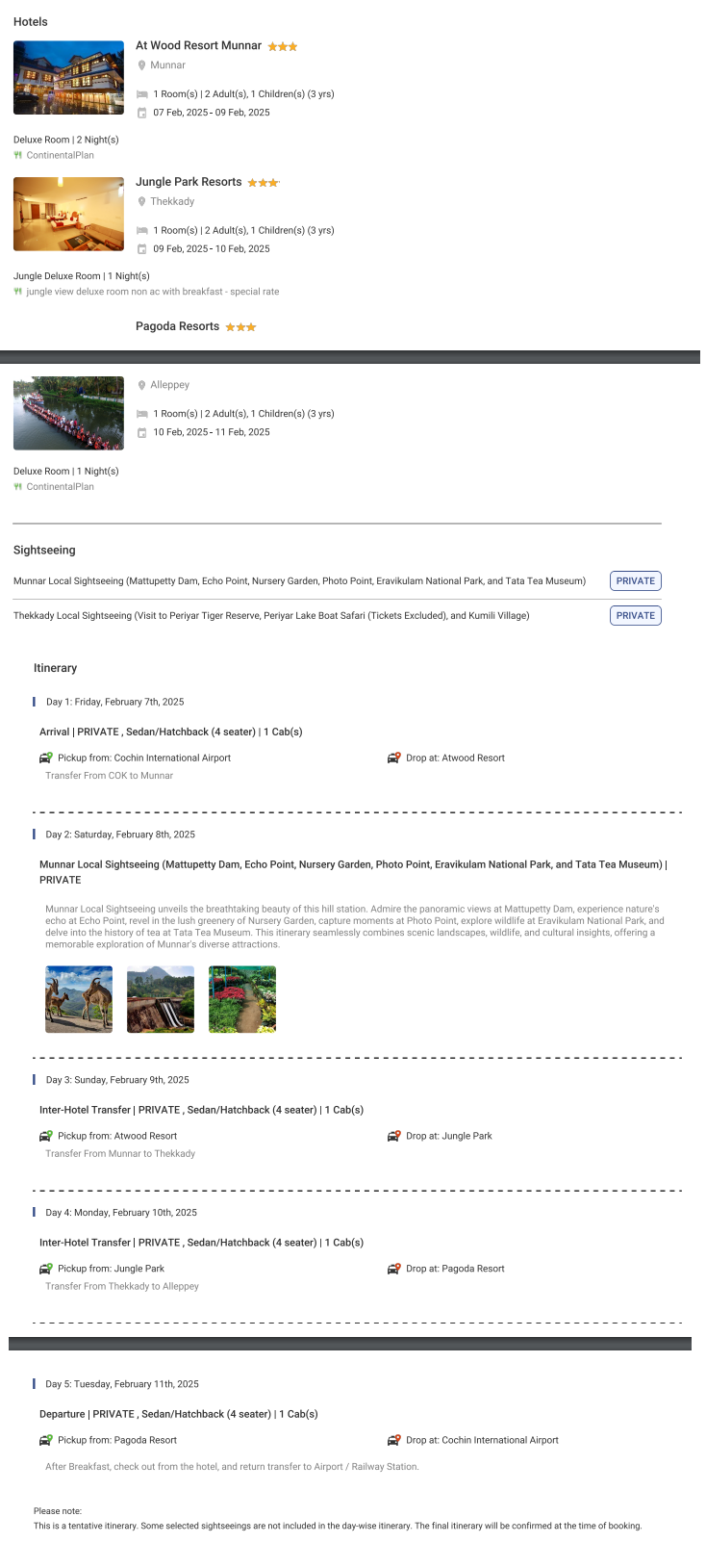 Kerala – 4 Nights / 5 Days Kerala Holiday Package - RideNow Holidays