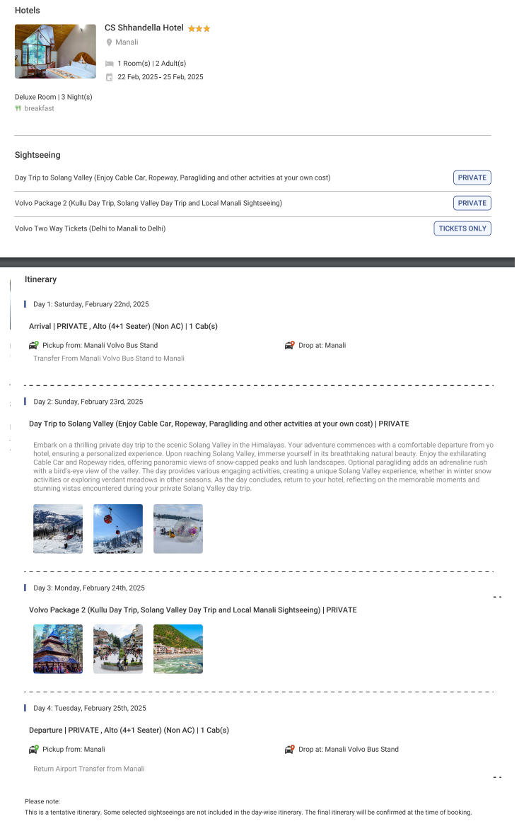 Manali – 3 Nights / 4 Days Manali Holiday Package - RideNow Holidays