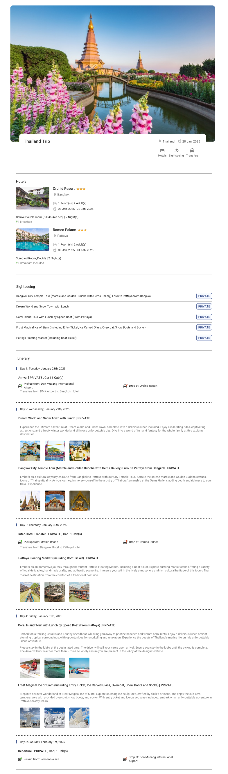 Thailand – 4 Nights / 5 Days Thailand Holiday Package - RideNow Holidays