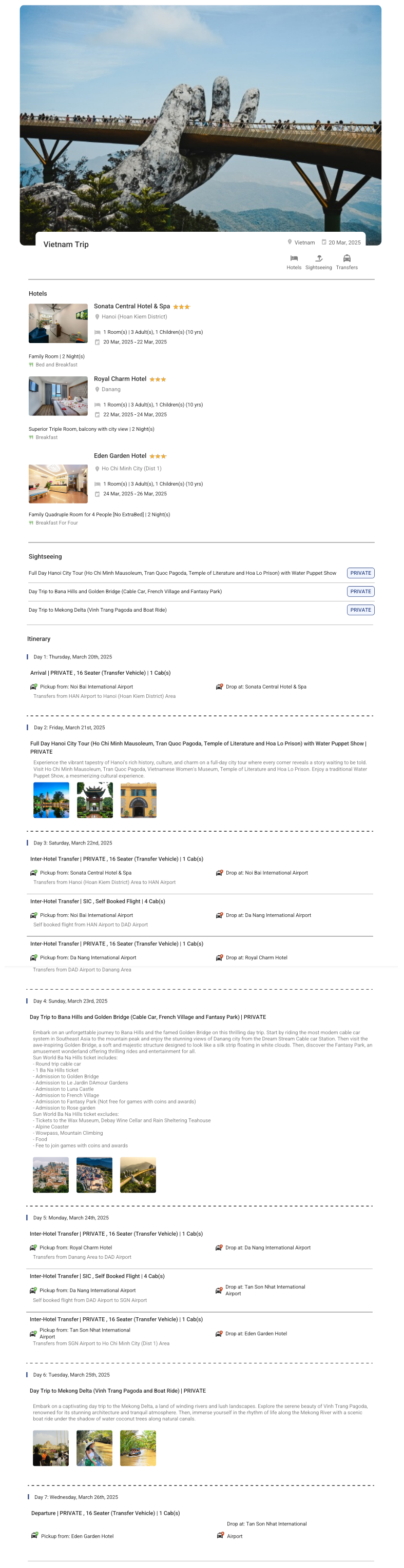 Vietnam – 6 Nights / 7 Days Vietnam Holiday Package - RideNow Holidays