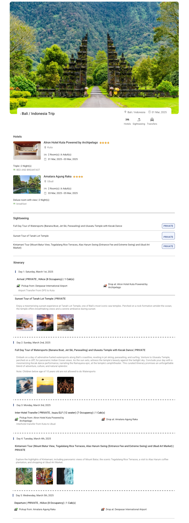 Bali – 4 Nights / 5 Days Bali Holiday Package - RideNow Holidays