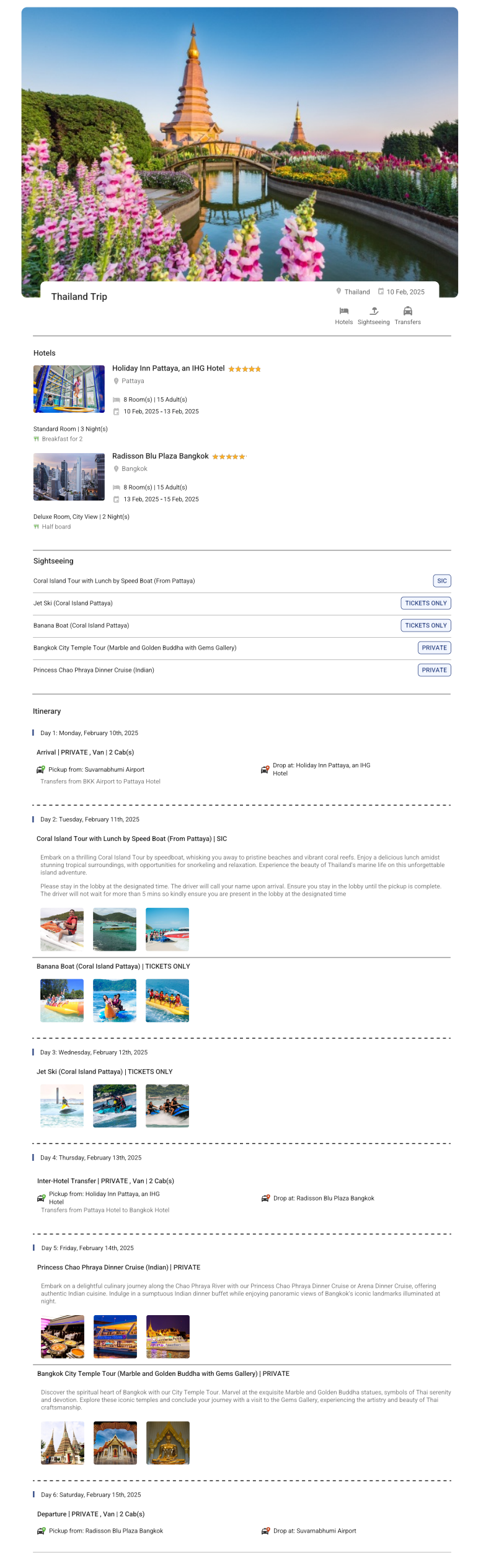 Thailand – 5 Nights / 6 Days Thailand Holiday Package - RideNow Holidays