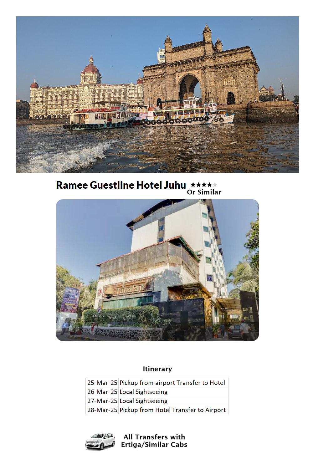 Mumbai – 3 Nights / 4 Days Mumbai Holiday Package - RideNow Holidays