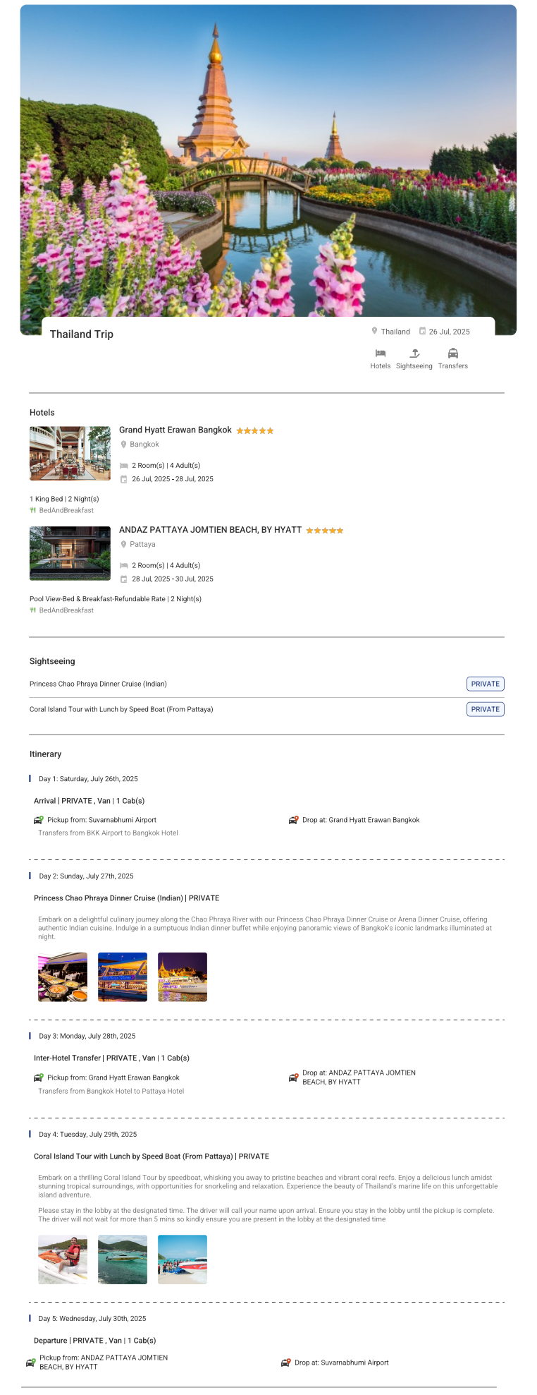 Thailand – 4 Nights / 5 Days Thailand Holiday Package - RideNow Holidays