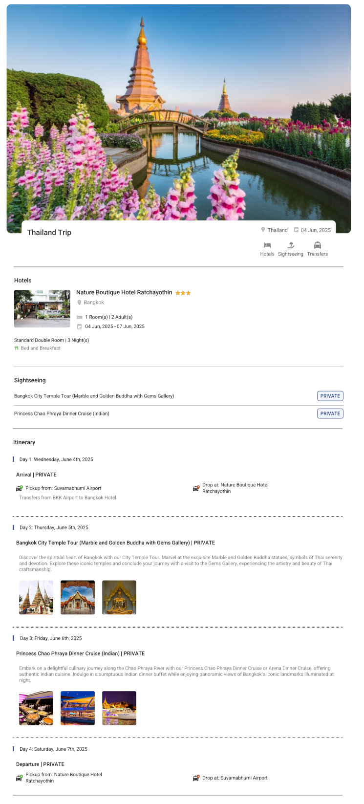 Thailand – 3 Nights / 4 Days Thailand Holiday Package - RideNow Holidays