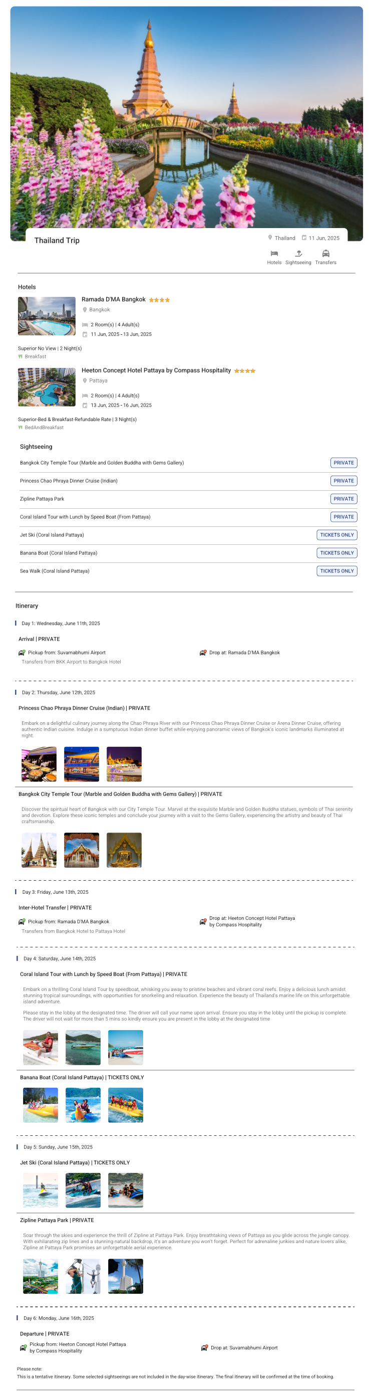 Thailand – 5 Nights / 6 Days Thailand Holiday Package - RideNow Holidays