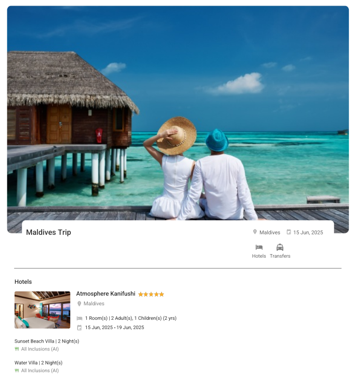 Maldives – 4 Nights / 5 Days Maldives Holiday Package - RideNow Holidays