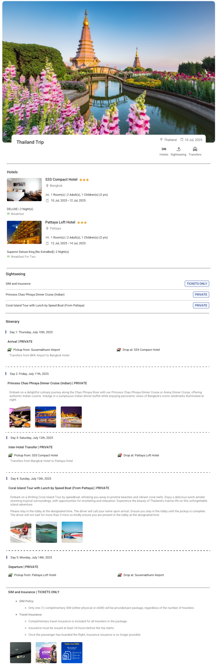 Thailand – 4 Nights / 5 Days Thailand Holiday Package - RideNow Holidays