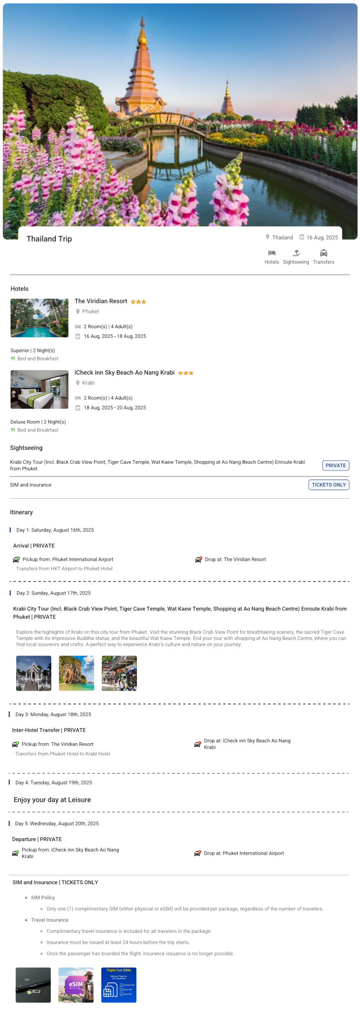 Thailand – 4 Nights / 5 Days Thailand Holiday Package - RideNow Holidays