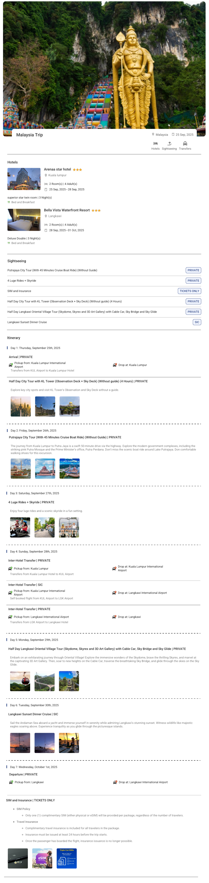 Malaysia – 6 Nights / 7 Days Malaysia Holiday Package - RideNow Holidays