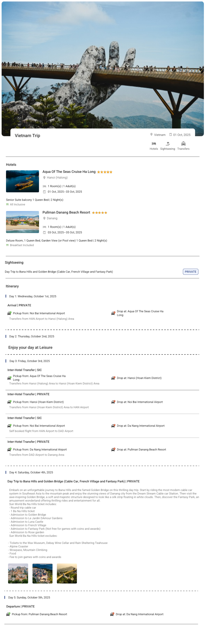 Vietnam – 4 Nights / 5 Days Vietnam Holiday Package - RideNow Holidays