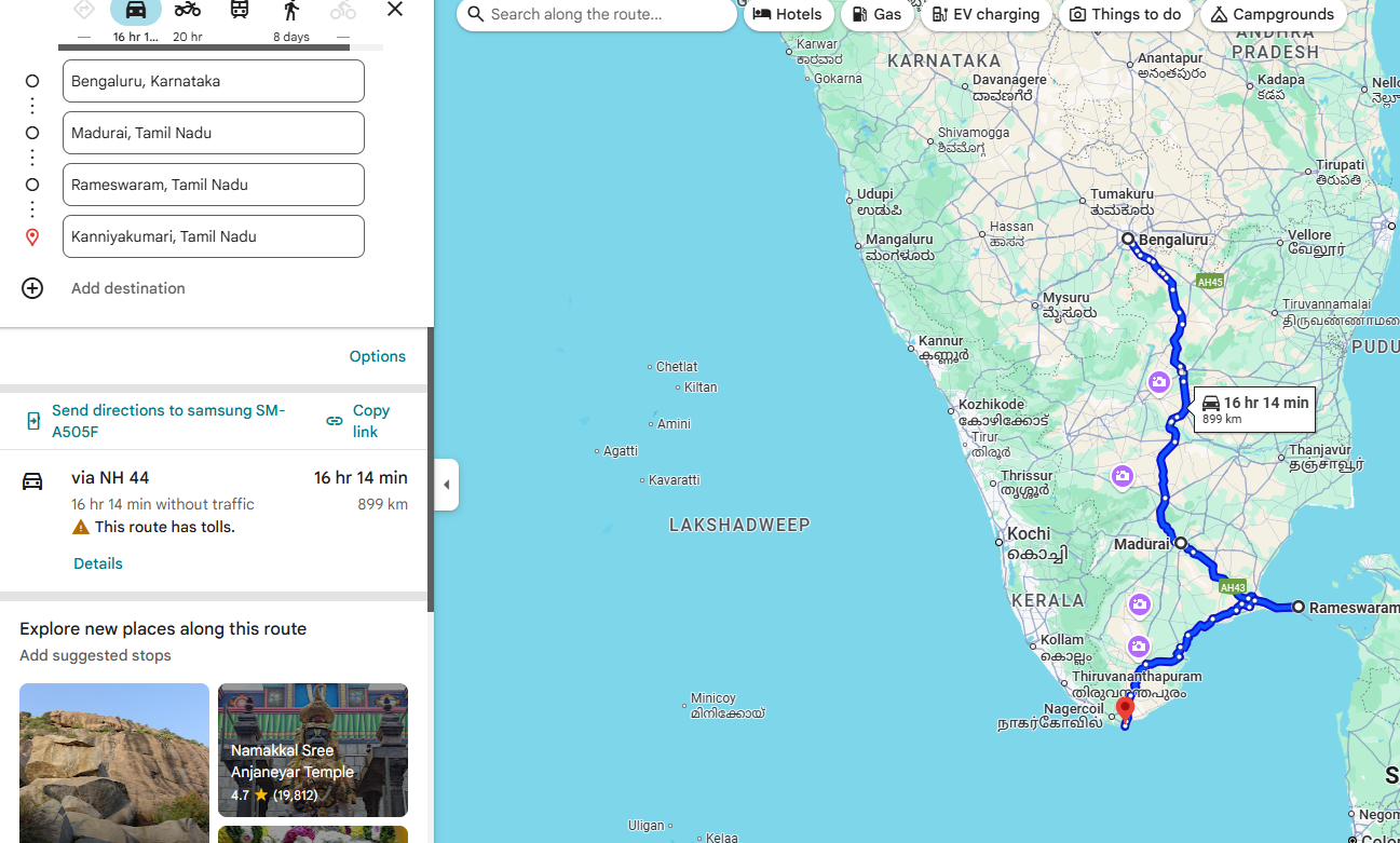 Tamil Nadu – 4 Nights / 5 Days Tamil Nadu Holiday Package - RideNow Holidays