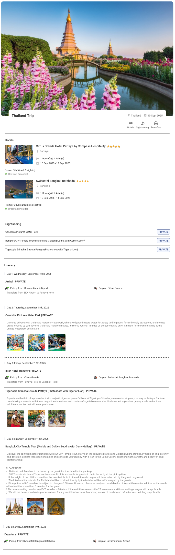 Thailand – 4 Nights / 5 Days Thailand Holiday Package - RideNow Holidays