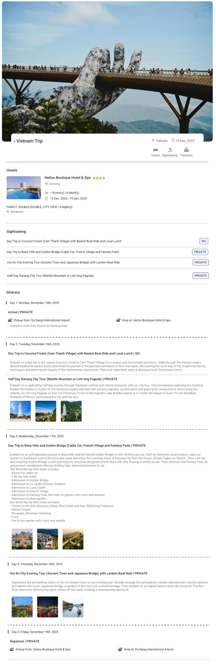 Vietnam – 4 Nights / 5 Days Vietnam Holiday Package - RideNow Holidays