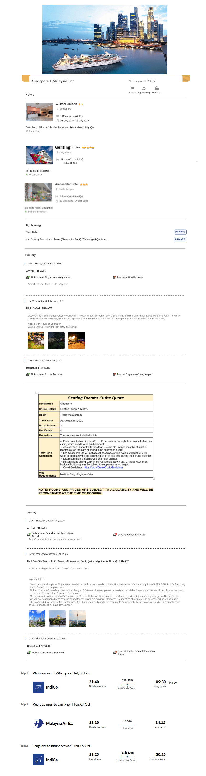 Malaysia – 7 Nights / 8 Days Malaysia Holiday Package - RideNow Holidays
