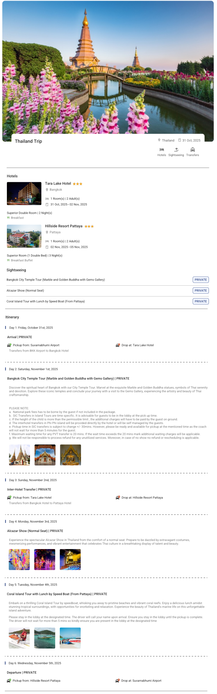 Thailand – 5 Nights / 6 Days Thailand Holiday Package - RideNow Holidays