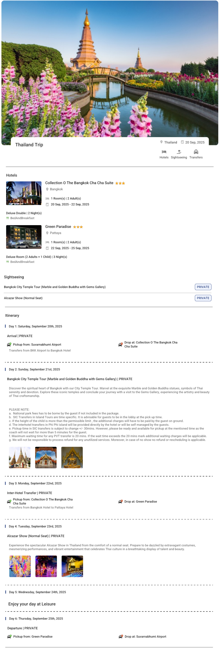 Thailand – 5 Nights / 6 Days Thailand Holiday Package - RideNow Holidays