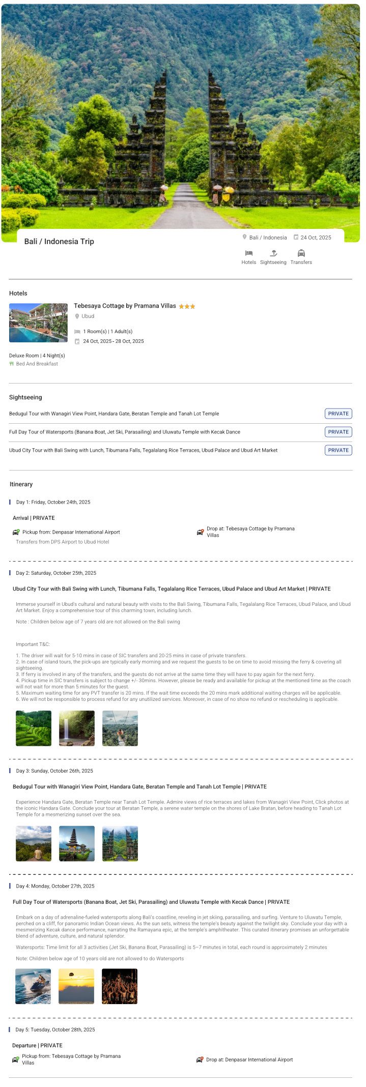Bali – 4 Nights / 5 Days Bali Holiday Package - RideNow Holidays