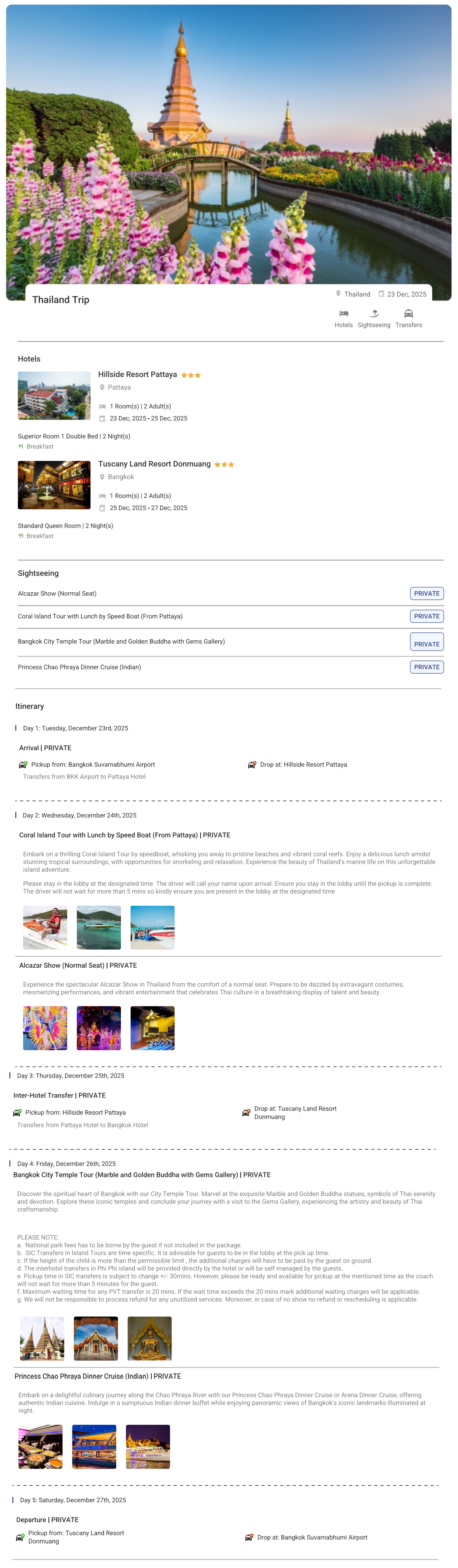 Thailand – 4 Nights / 5 Days Thailand Holiday Package - RideNow Holidays