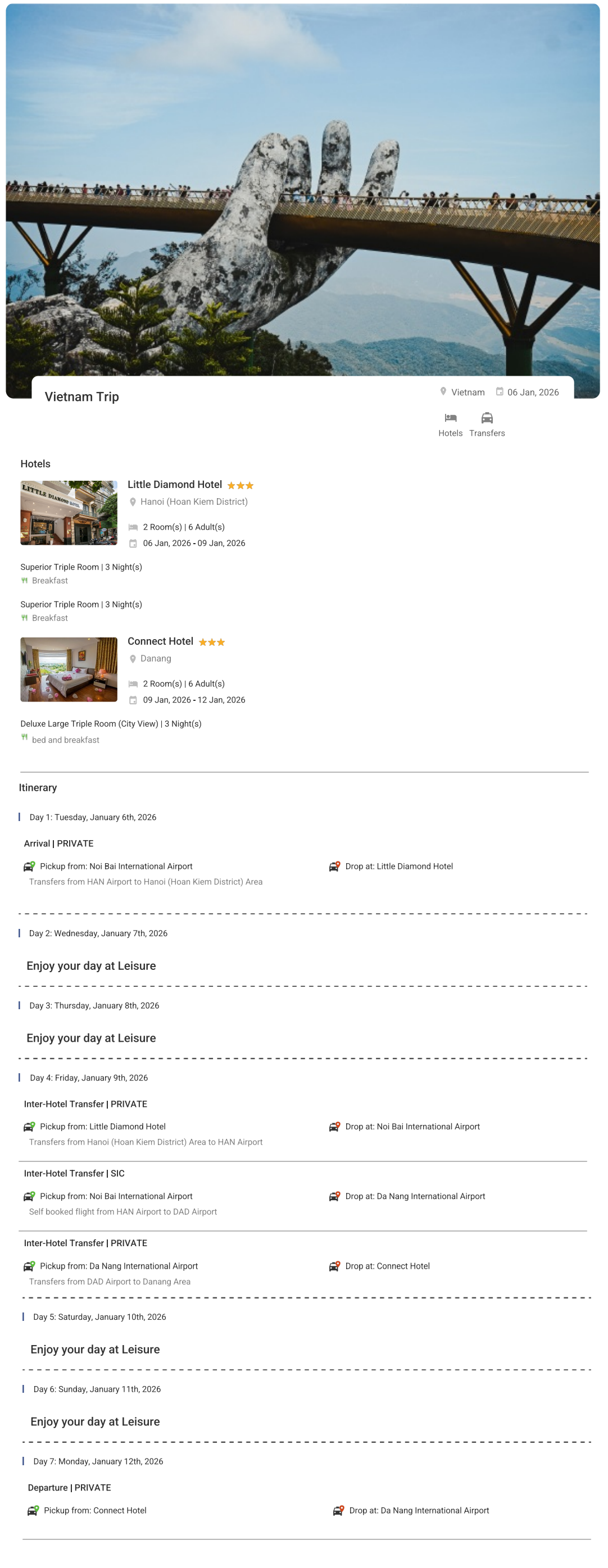 Vietnam – 6 Nights / 7 Days Vietnam Holiday Package - RideNow Holidays
