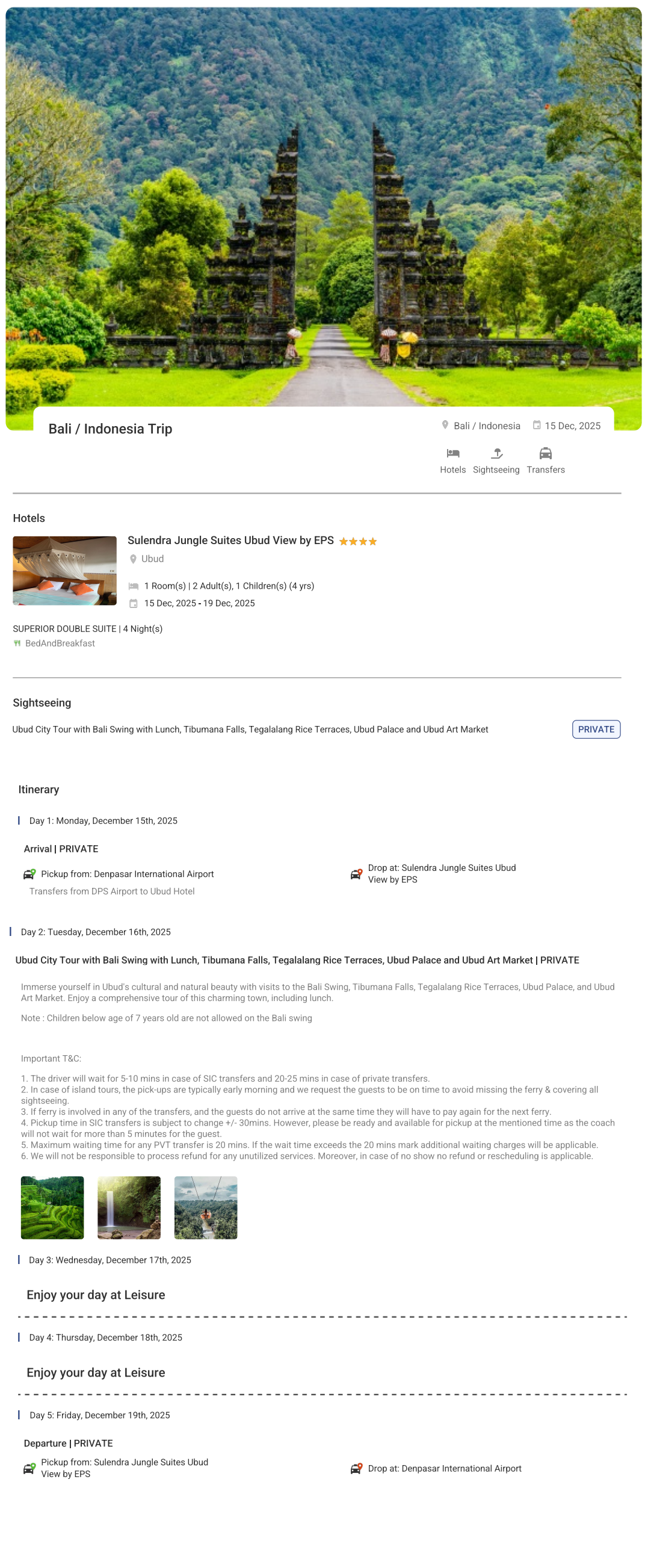 Bali – 4 Nights / 5 Days Bali Holiday Package - RideNow Holidays