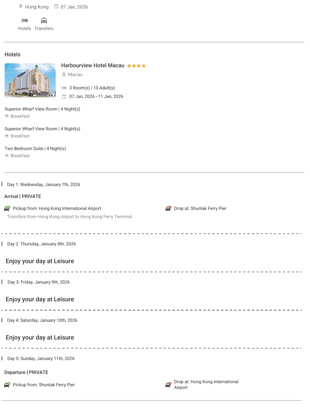 Hong Kong – 4 Nights / 5 Days Hong Kong Holiday Package - RideNow Holidays