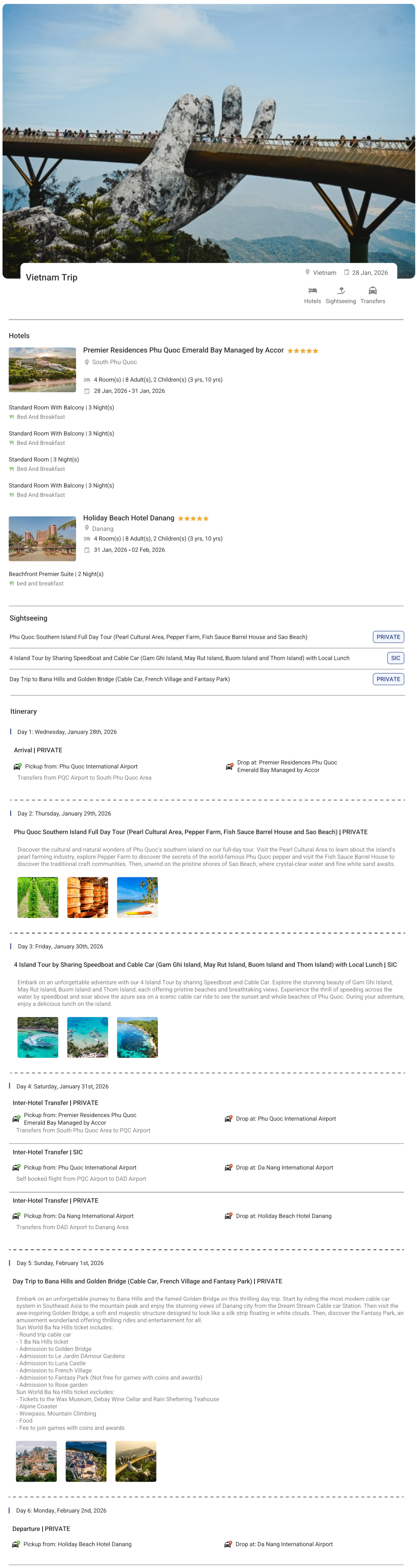 Vietnam – 5 Nights / 6 Days Vietnam Holiday Package - RideNow Holidays
