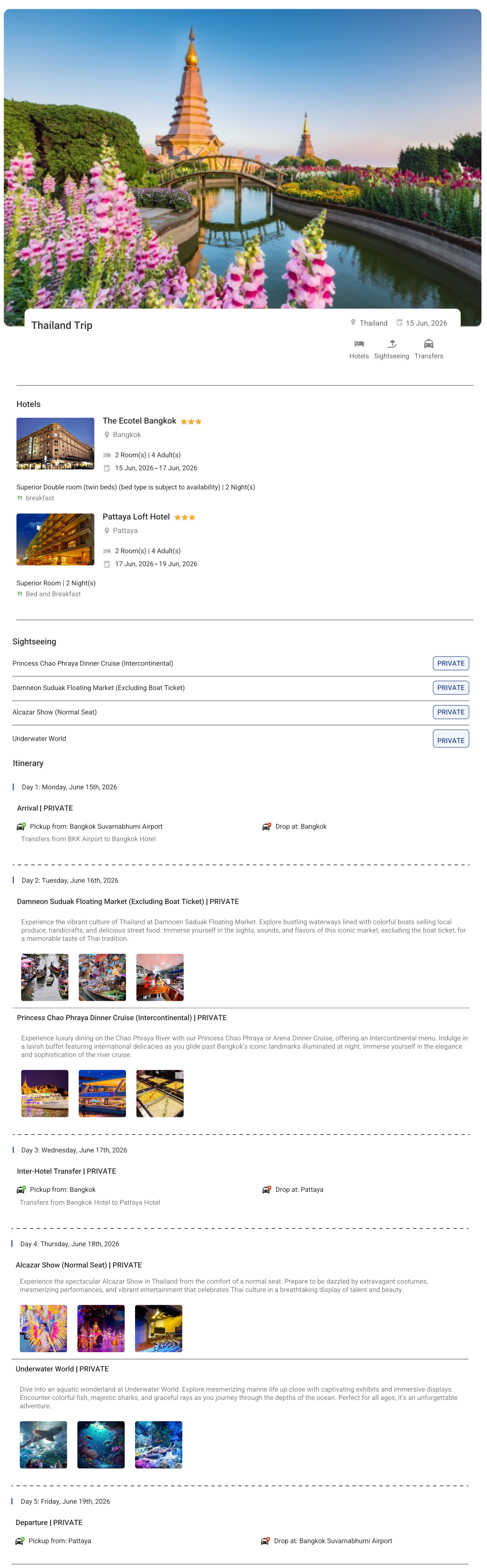 Thailand – 4 Nights / 5 Days Thailand Holiday Package - RideNow Holidays