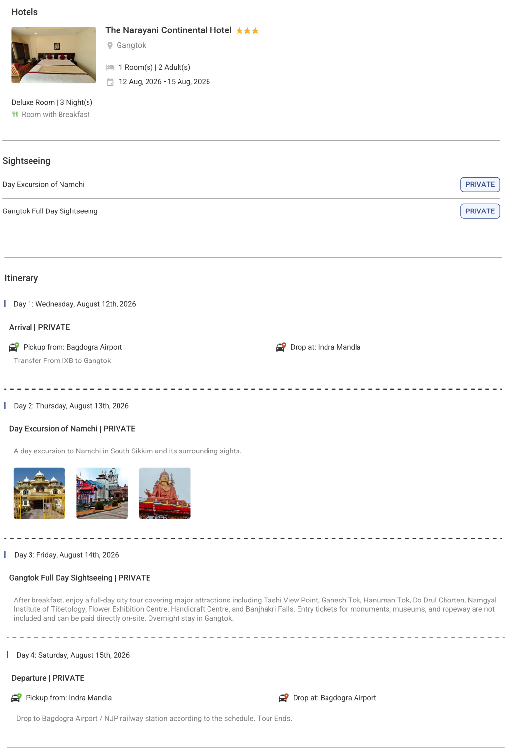 NORTH EAST – 3 Nights / 4 Days NORTH EAST Holiday Package - RideNow Holidays
