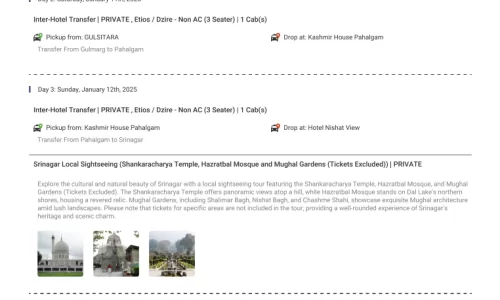 Holiday Package