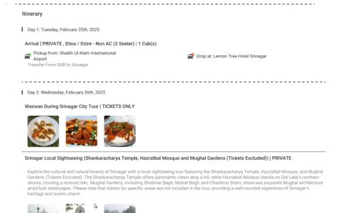 Holiday Package