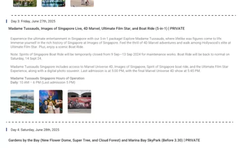 SINGAPORE + MALAYSIA 9N10D