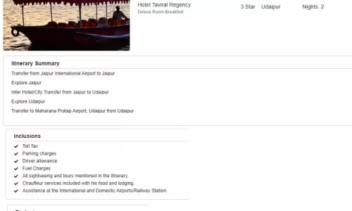 Rajasthan 4N5 Adults, 2 Rooms with Breakfast, 3 Star Hotel with Transfers