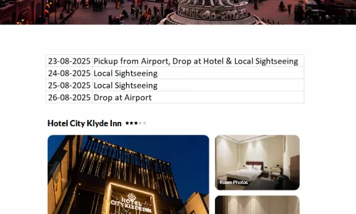 Amritsar 3N4D2 Adults, 1 Room with Breakfast, 3 Star Hotel with Transfers