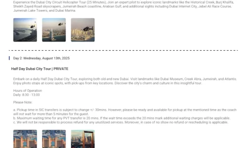 Dubai 4N5D
