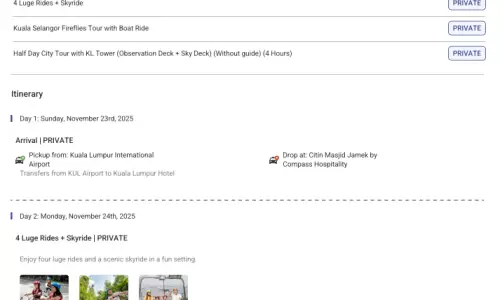 Malaysia 6N7D2 Adults, 1 Room with Breakfast, 3 Star Hotel with Transfers