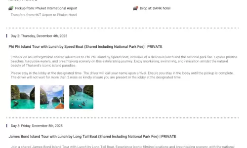 Thailand 6N7D2 Adults, 1 Room with Breakfast, 3 Star Hotel with Transfers