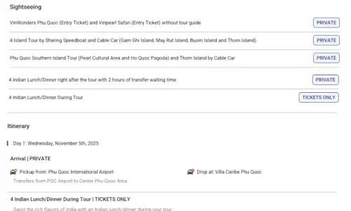 Vietnam 4N5D14 Adults, 7 Rooms with Breakfast, Lunch & Dinner, 3 Star Hotel with Transfers