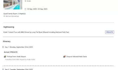 Thailand 3N4D50 Adults, 13 Rooms with Breakfast, 3 Star Hotel with Transfers