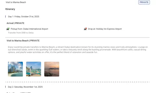 Dubai 4N5D4 Adults, 2 Kids (2 yrs,5 yrs), 2 Rooms with Breakfast, 3 Star Hotel and Transfers