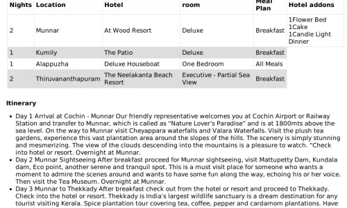 Honeymoon Package