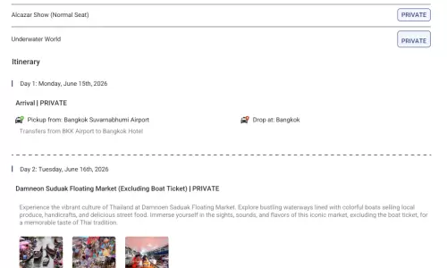 Thailand 4N5D4 Adults, 2 Room with Breakfast, 3 Star Hotel with Transfers and Round Trip Flights(4 A