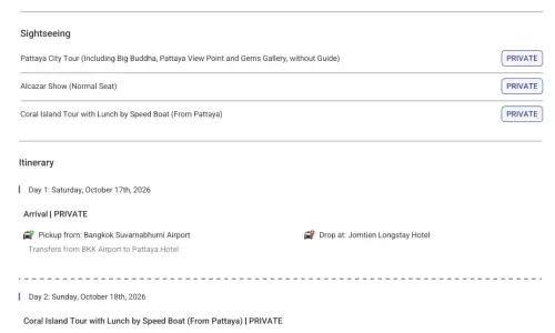 Thailand 3N4D2 Adults, 1 Room with Breakfast, 3 Star Hotel with Transfers